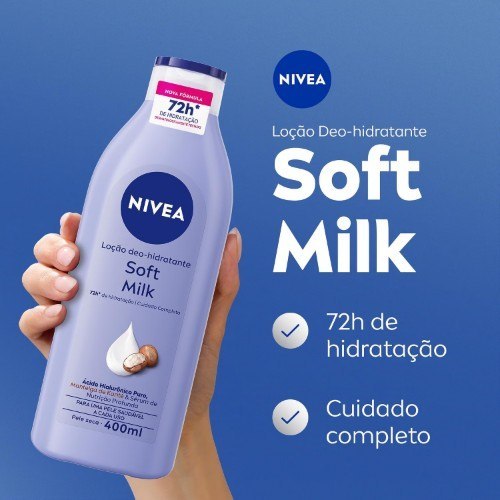 Nivea Loção Deo-Hidratante Soft Milk 400ml
